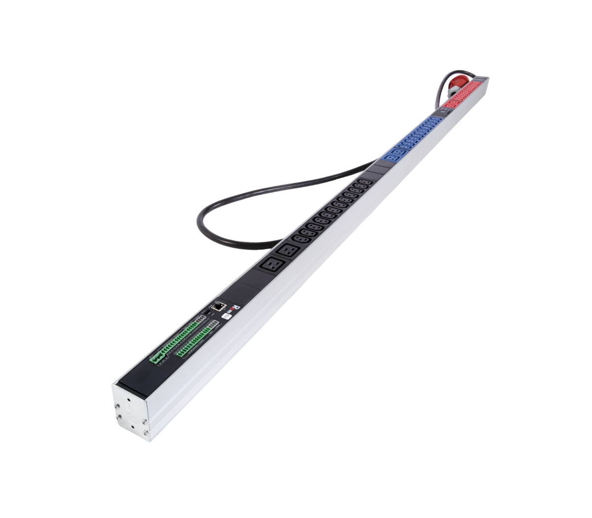 Rem R-2MC3-3x16-36C13-6C19-MI-1820-3-3PN Верт блок розеток Rem-2MC,LINUX,мониторинг,измерение,3~16A,36C13,6C19,1820мм,вхIEC309,шнур 3м фото 8