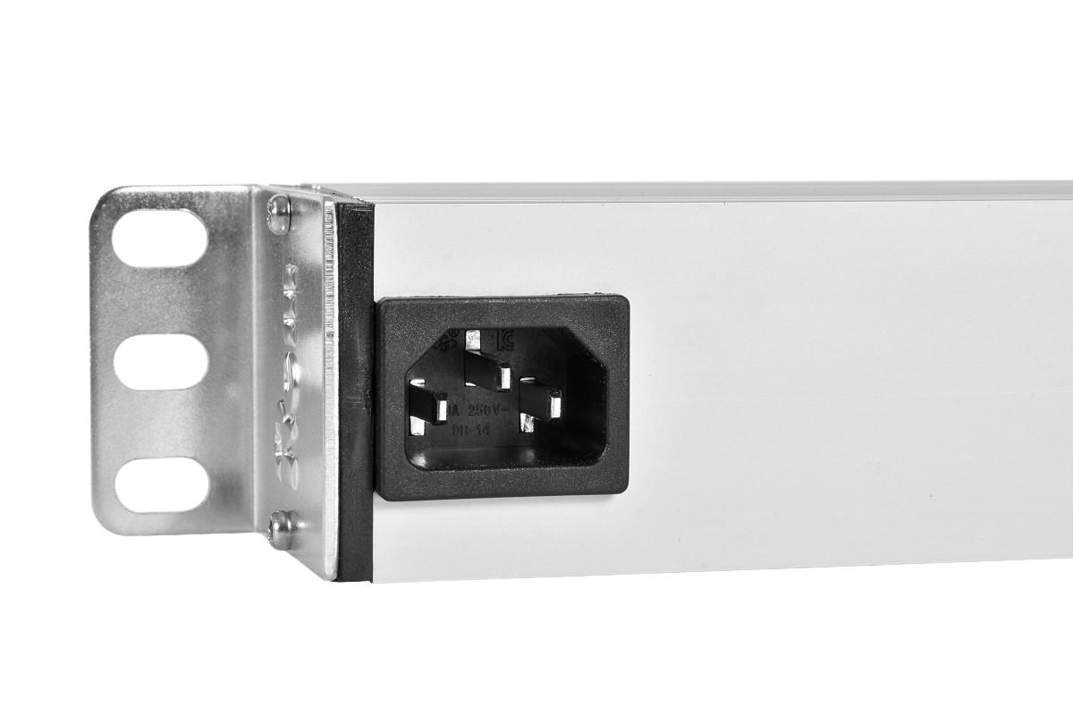 Блок розеток Rem-10 без шнура с фильтром и индикацией, 10 IEC 60320 C13, вход IEC 60320 C14, 10A, алюминиевый 19 фото 3