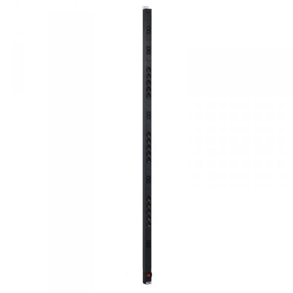 Вертикальный блок розеток Rem-16 с выключателем,16 IEC 60320 C13, 12 C19, вход C20 16A, алюминий, 42U фото 4