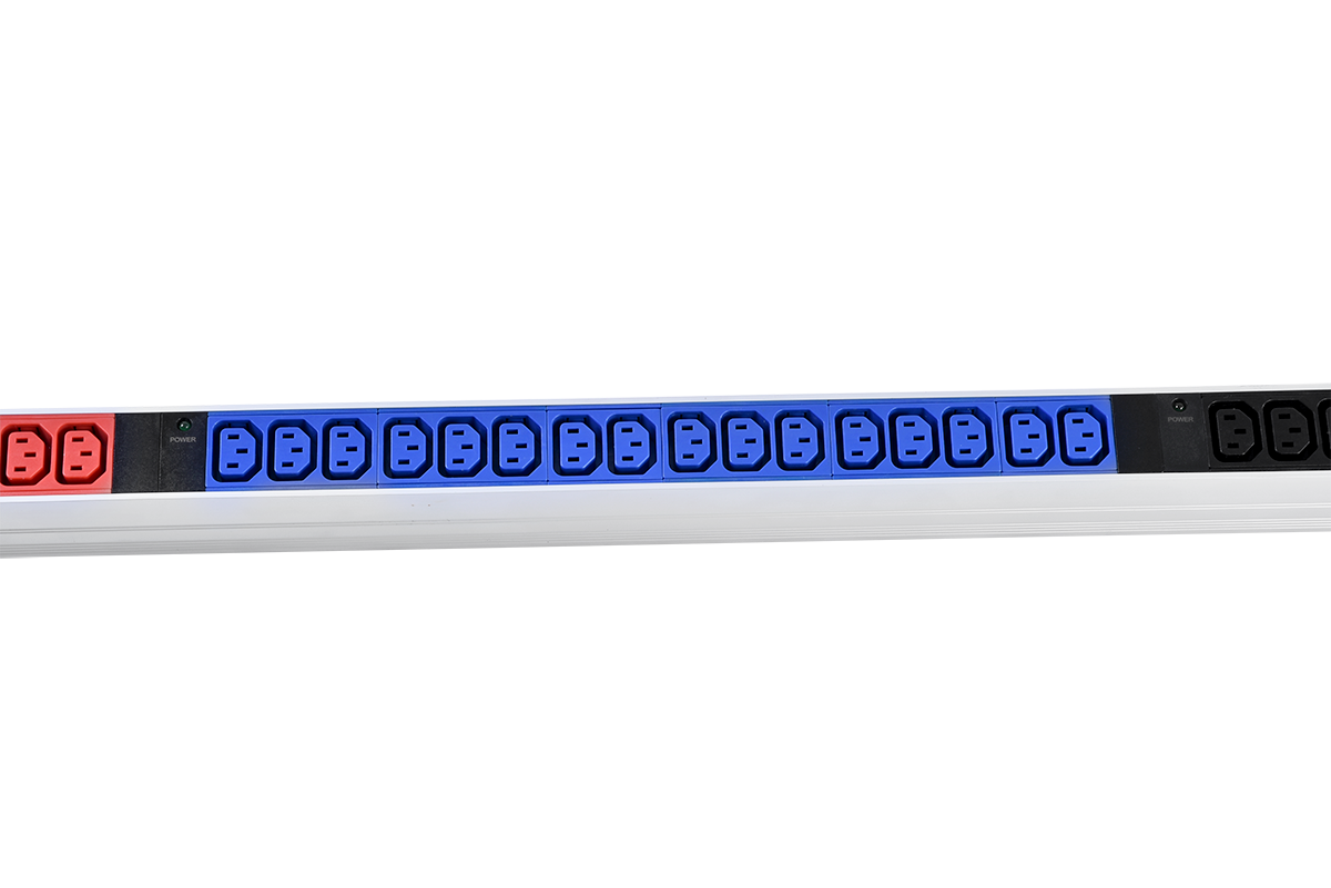 Верт блок розеток Rem-3x16, 3 фазы 16A, инд, 48 C13, 1420 мм, вх IEC 309, шнур 3 м фото 4