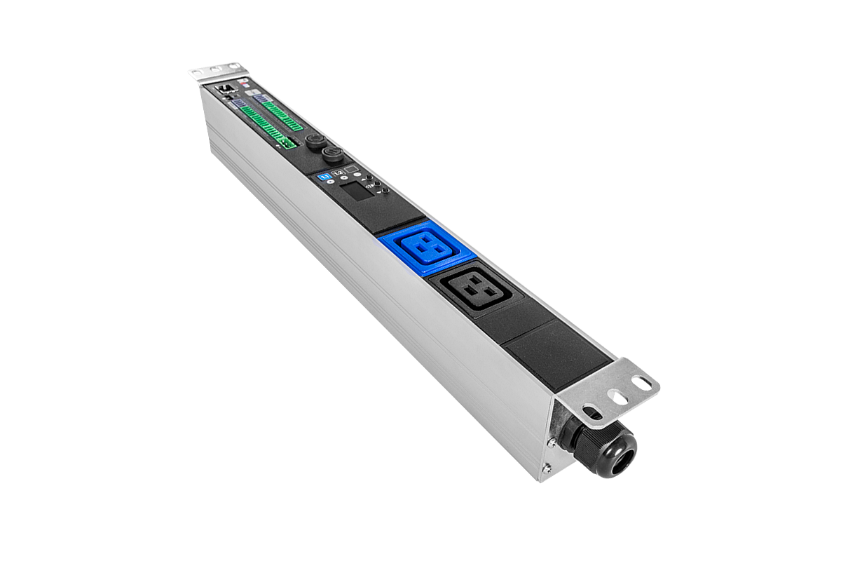 Rem R-2MC3-32-2xC19-MCL-440-K Гор блок розеток Rem 2MC, Linux, мониторинг, измерение, управление 2*С19, 32 А, алюм.,19 фото 2