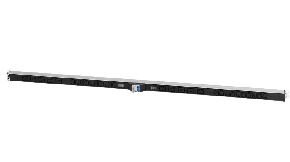 Верт блок розеток Rem-32, 2 контура по 1x16А, авт, амп, 10C13, 5C19, 1420мм, колодка фото 13