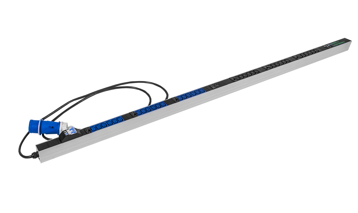 Rem R-2MC3-32-36xC13-A-MCL-1820-3-2P Верт блок розеток Rem-2MC, Linux, мониторинг, измерение, управление,  1 фаза 32A, авт, 36C13, 1820 мм, вх IEC 309, шнур 3м фото 8