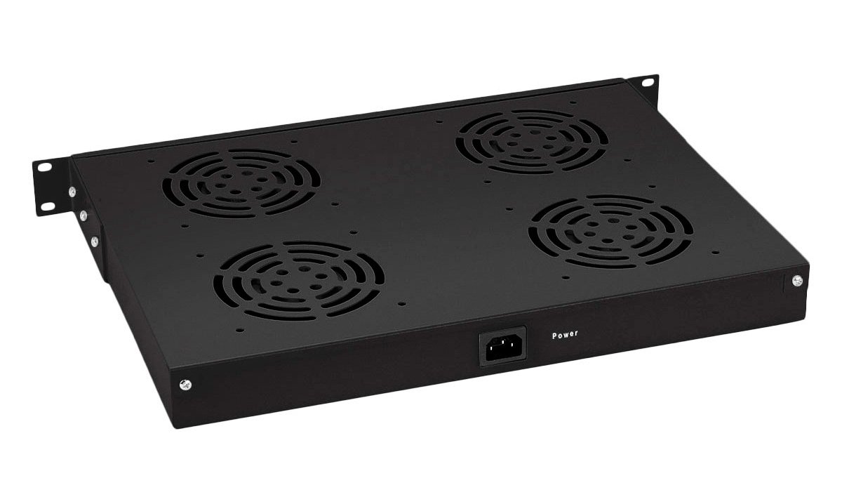 Cabeus JG03-BK Модуль вентиляторный 19, глубина 320 mm, 4 вентилятора, цвет черный (RAL 9004) фото 6