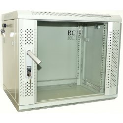 RC19 RN9U60/45G Шкаф 9U 600х450х490 мм (ШхГхВ) телекоммуникационный 19 настенный, дверь стеклянная, цвет серый RAL 7035RN9U60/45G фото