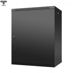 ТЕЛКОМ TL-15.6.4-M.9005МА Шкаф 15U 600x450x757мм (ШхГхВ) телекоммуникационный 19 настенный, дверь металл, цвет черный (RAL9005)