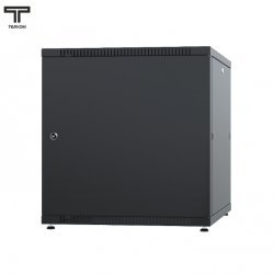 ТЕЛКОМ TLN-12.6.10-ММ.9005 Шкаф 12U 600x1000x623мм (ШхГхВ) телекоммуникационный 19 напольный, передняя дверь металл - задняя дверь металл, цвет черный (RAL9005)