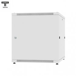 ТЕЛКОМ TLN-12.6.8-ММ.7035Ш Шкаф 12U 600x800x623мм (ШхГхВ) телекоммуникационный 19 напольный, передняя дверь металл - задняя дверь металл, цвет серый (RAL7035)