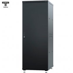 ТЕЛКОМ ТС-33.6.6-ММ Шкаф 33U 600x600x1587мм (ШхГхВ) телекоммуникационный 19 напольный, передняя дверь металл - задняя дверь металл, цвет черный (RAL9005)ТС-33.6.6-ММ.9005М фото