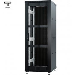 ТЕЛКОМ ТС-33.6.8-ПМ Шкаф 33U 600x800x1587мм (ШхГхВ) телекоммуникационный 19 напольный, передняя дверь перфорация - задняя дверь металл, цвет черный (RAL9005)ТС-33.6.8-ПМ.9005М фото