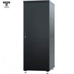 ТЕЛКОМ ТС-42.6.12-ММ Шкаф 42U 600x1200х1987мм (ШхГхВ) телекоммуникационный 19 напольный, передняя дверь металл - задняя дверь металл, цвет черный (RAL9005)ТС-42.6.12-ММ.9005М фото