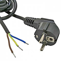 SCZ Сетевой кабель (Прямой без розетки). 1.8м. 3х0.75