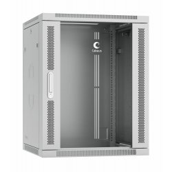 Cabeus SH-05F-15U60/60-R Шкаф телекоммуникационный настенный разобранный 19 15U 600x600x769mm (ШхГхВ) дверь стекло, цвет серый (RAL 7035)