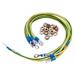 Cabeus GrW Набор кабелей заземления (30см - 6 шт, 40см- 2шт, гайка с фланцем - 16 шт)GrW фото