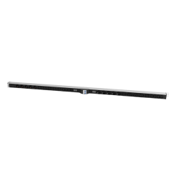 Вертикальный блок розеток Rem-32 на 2 контура по 8 Sсhuko, 4 IEC 60320 C19 с авт., инд., 2*32А, алюм., 33-38U, колодка