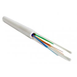RC19 TB-ARM-SM-9/125-02T-LSZH-IN-3,0-WH Кабель волоконно-оптический 9/125 (G.657A1) одномодовый SM (3.0мм), 2 волокна (duplex), армированный, OS2, для внутренней прокладки ( -25C ~ +50), LSZH, белый
