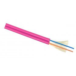 RC19 TB-ARM-MM-50/125-01T-OM4-LSZH-IN-3,0-AQ Кабель волоконно-оптический 50/125 (G.657A1) многомодовый MM (3.0мм), 1 волокно, армированный, OM4, для внутренней прокладки ( -25C ~ +50), LSZH, маджента