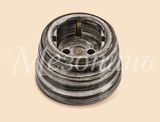 GE70301-41 Розетка ретро фарфоровая двухполюсная, с заземляющим контактом ,в комплекте с подъемной рамкой, D70x45, 16А, 250В, IP 20, Коллекция Art-D