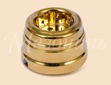GE70301-30 Розетка ретро фарфоровая двухполюсная, с заземляющим контактом ,в комплекте с подъемной рамкой, D70x45, 16А, 250В, IP 20, Коллекция Самсон