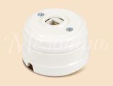 GE70341-01 Розетка ретро фарфоровая компьютерная RJ45, белый, Коллекция Новая Голландия, белый, Мезонин
