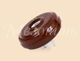GE70341-04k Розетка ретро фарфоровая компьютерная RJ45, Коллекция Новая Голландия, коричневый, Мезонин