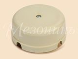GE70235-02 Распределительная коробка Ретро для наружного монтажа D 80х33 мм, IP20, Новая Голландия, Слоновая кость Мезонин