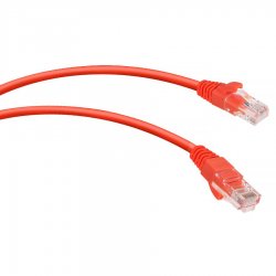 Cabeus PC-UTP-RJ45-Cat.6-0.3m-RD-LSZH Патч-корд U/UTP, категория 6, 2xRJ45/8p8c, неэкранированный, красный, LSZH, 0.3м