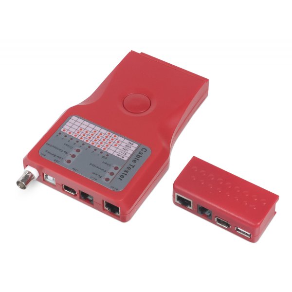 Тестер для витой пары, коаксиала, телефона, USB, 1394 фото 2