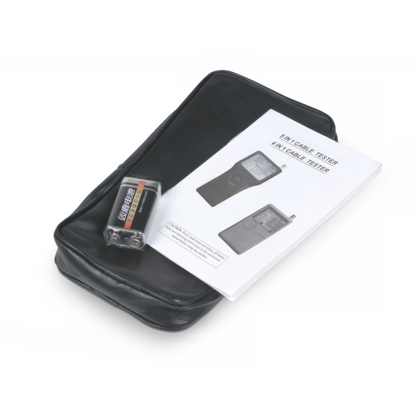Тестер для витой пары, коаксиала, телефона, USB, 1394 комплект фото 3