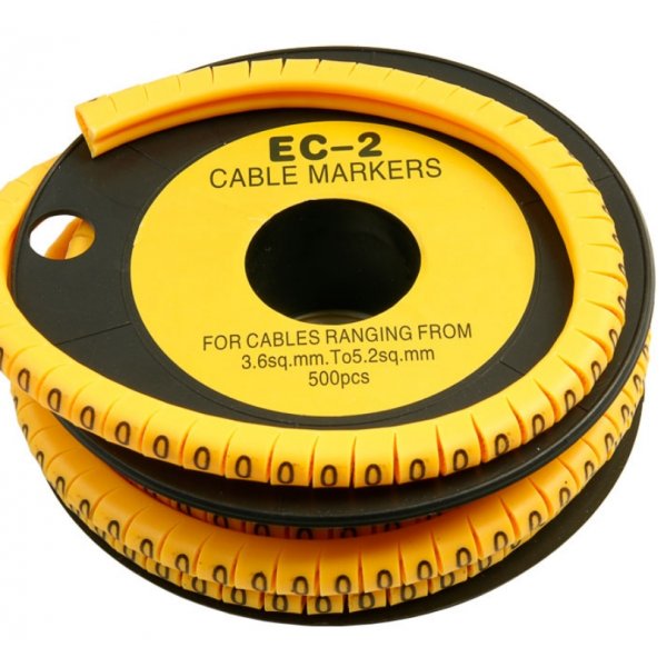 Cabeus EC-2-0 Маркер для кабеля д.7.4мм, цифра 0EC-2-0 фото