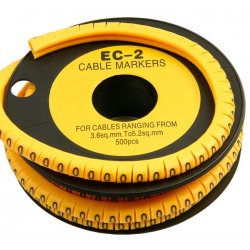 Cabeus EC-2-5 Маркер для кабеля д.7.4мм, цифра 5