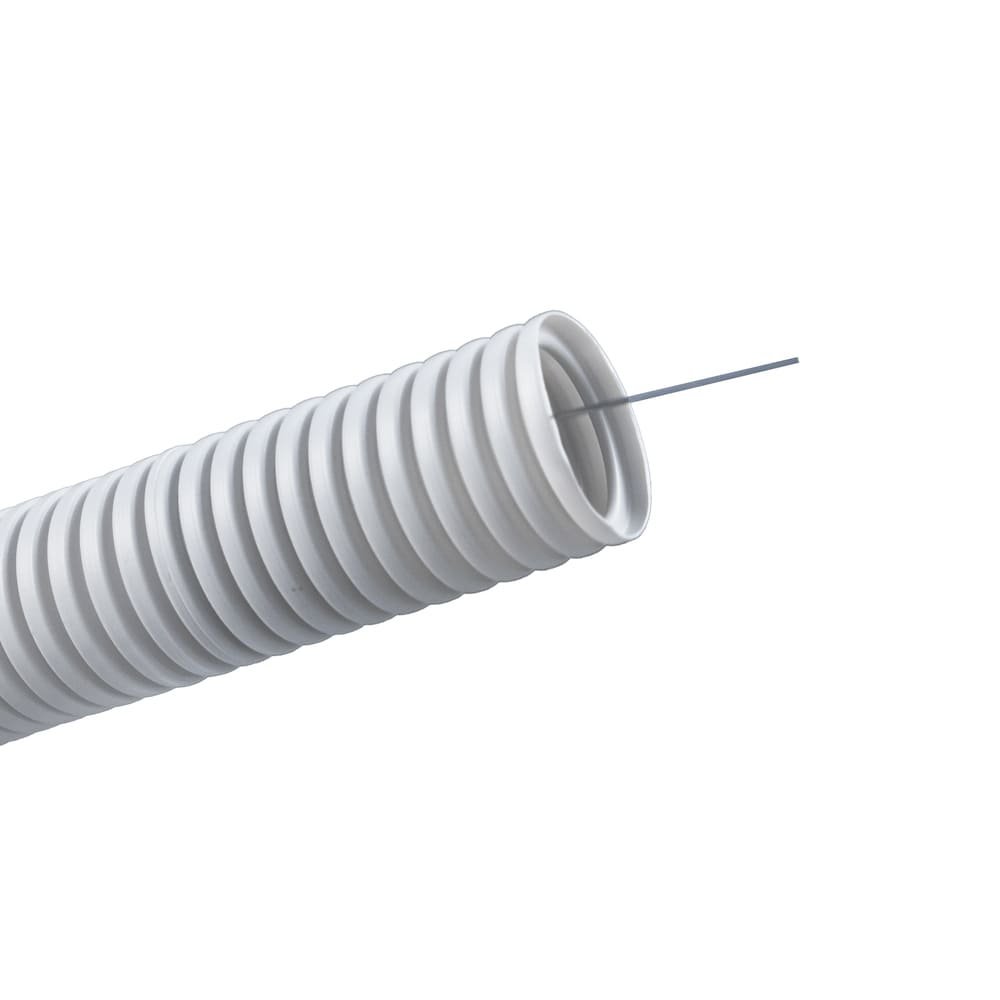 Cabeus FCPL-40-PVC-020-1-GY Труба ПВХ гибкая гофр. д.40мм, лёгкая с протяжкой, 20м, цвет серый фото 10