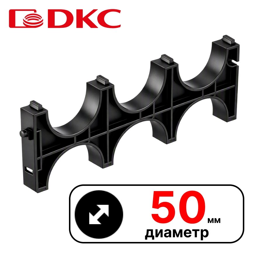 Держатель расстояния (кластер) для двустенных труб, д.50, тройной025050 фото