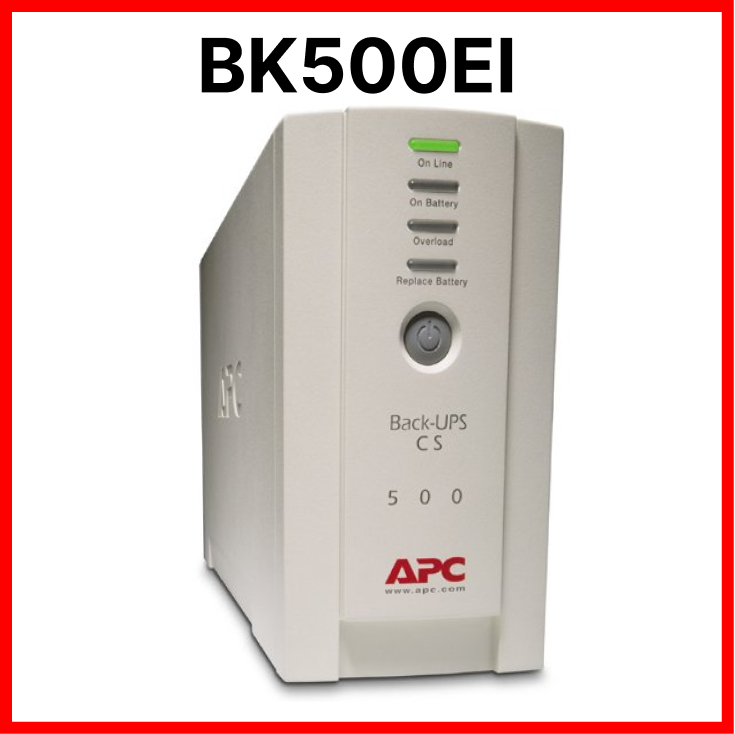 ИБП APC by Schneider Electric Back-UPS 500VA/300W 230V Stand-by  Tower  BK500EI