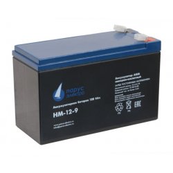 Парус электро  HM-12-9 cвинцово-кислотная аккумуляторная батарея 12 В / 9Ач