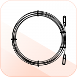 Мини УЗК в бухте 4,5 мм, стеклопруток