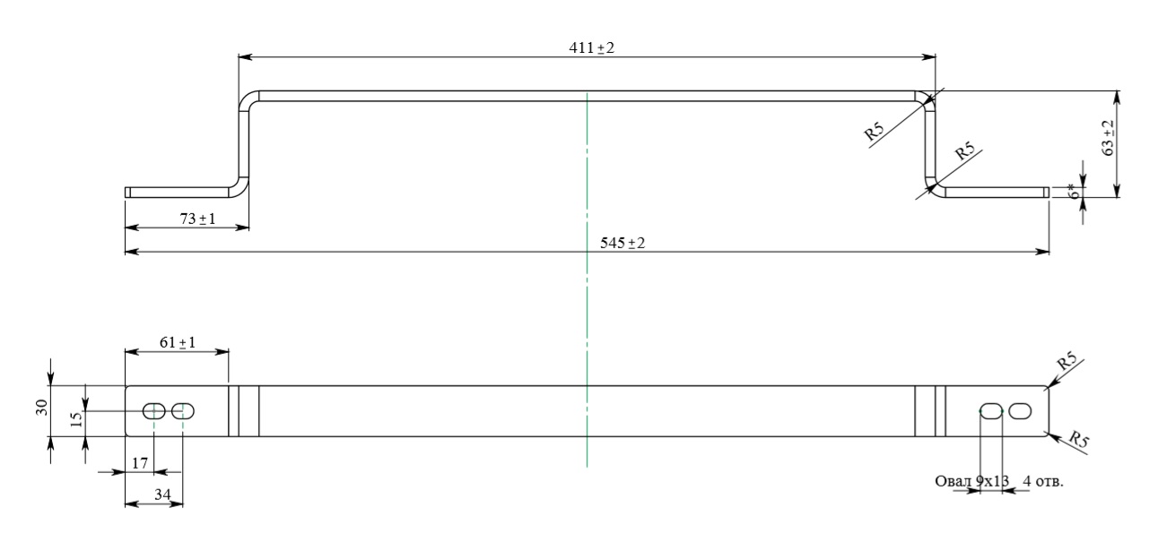 Медная перемычка 6.30.545 с термоусадкой Медная перемычка 6.30.545 с термоусадкой