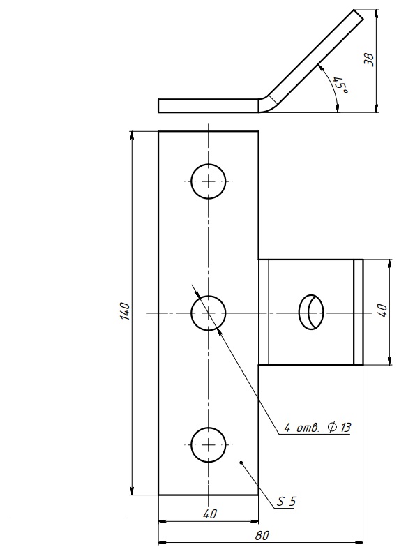 ПТ45 - чертеж
