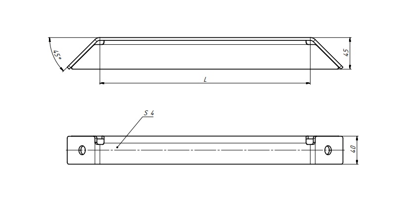 Укосина L=500 мм Укосина L=500 мм