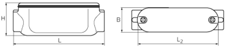 Коробка распределительная т- образная для металлорукава