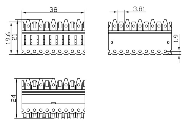 110 модуль 5 пар соединительный 5e, с блоком для маркировки