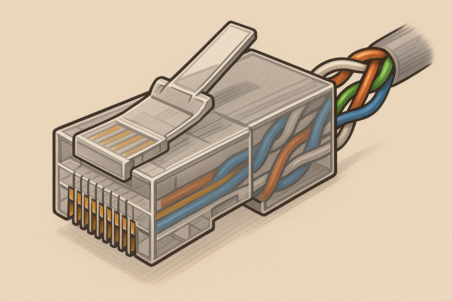 Что такое пины у витой пары?