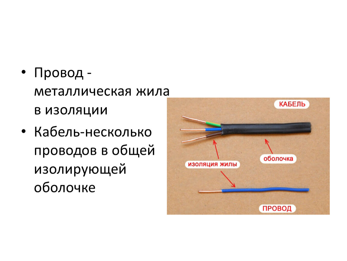 Чем отличается кабель от провода и когда их нужно использовать