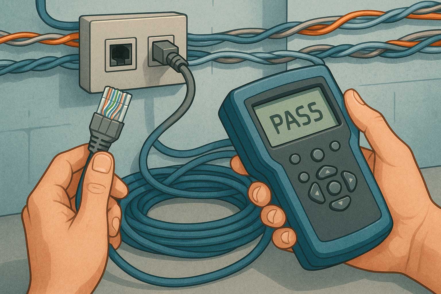 Тестирование кабельной системы на основе витой пары