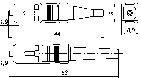 Коннектор SC Коннектор SC