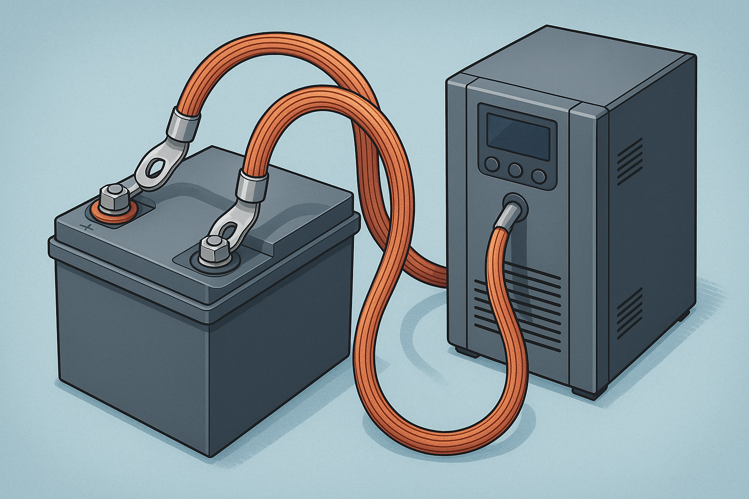 Что такое и для чего нужны - гибкие медные провода для соединения АКБ и ИБП? Что такое и для чего нужны - гибкие медные провода для соединения АКБ и ИБП?