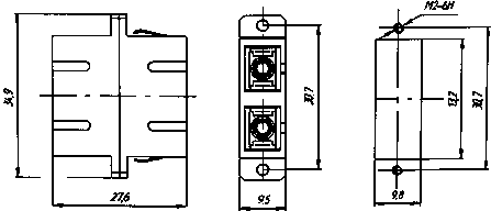 Дуплексная розетка SC