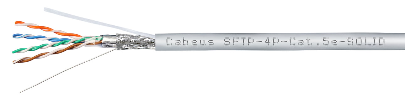 SFTP-4P-Cat5e-SOLID-GY-1 кабель витая
