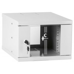Cabeus WSC-4U Шкаф телекоммуникационный настенный 10 4U 326x300x225mm (ШхГхВ) дверь стеклоWSC-4U фото