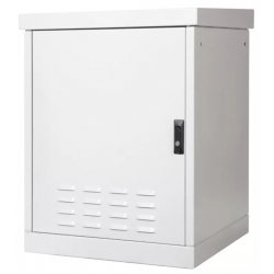 Шкаф уличный всепогодный 12U 600х800, дверь металл, задняя стенка вентилируемая RC19
